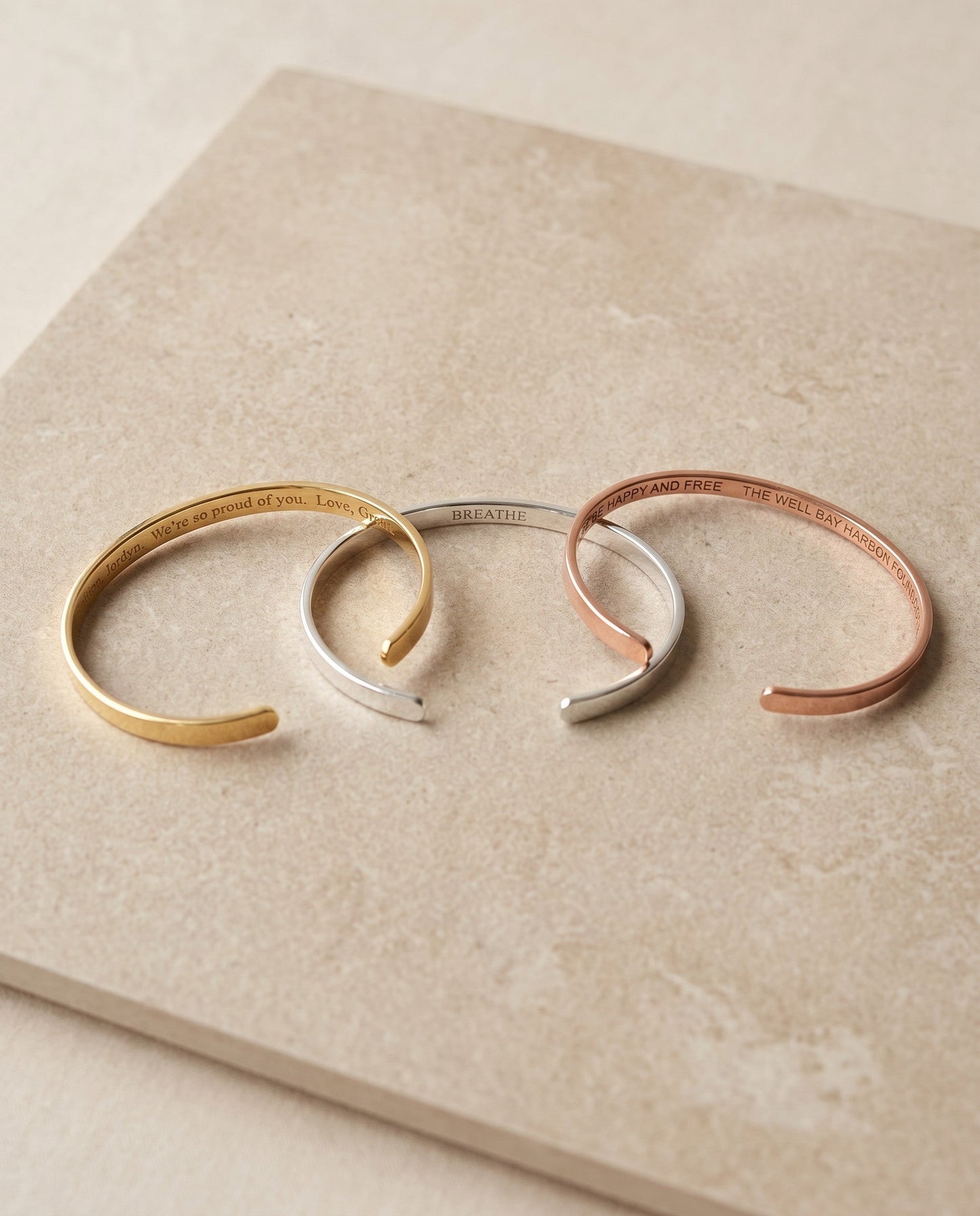 Engraved Bracelet with a Hidden Message: A Personal Gift with Meaning